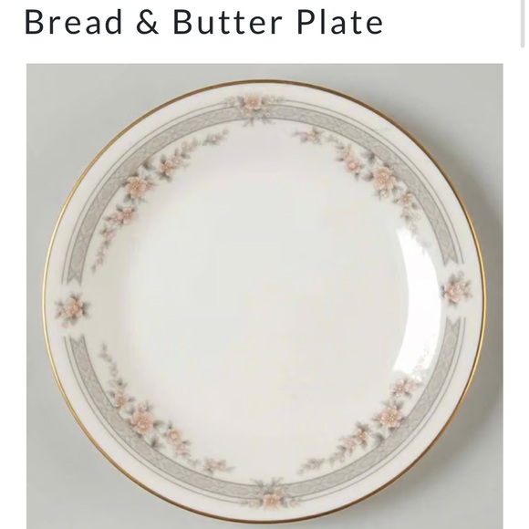 Set of 2 Noritake Fine China Fairview 7263 Bread/Butter dessert Plate 6.5” - Picture 2 of 7